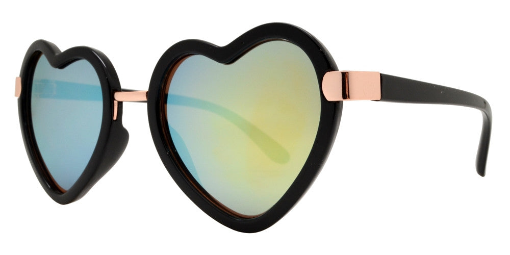 Wholesale - 8508 - Women's Plastic Heart Sunglasses - Dynasol Eyewear