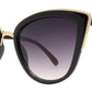 Wholesale - 8523 - Women's Plastic Cat Eye Sunglasses - Dynasol Eyewear