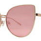 Wholesale - 8562 Color - Women's Modern Metal Cat Eye Sunglasses with Flat Lens - Dynasol Eyewear