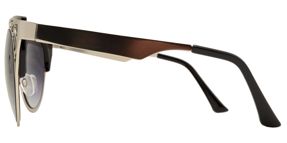 Wholesale - 8569 - Women's Metal Cat Eye Bulk Sunglasses - Dynasol Eyewear