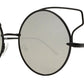 Wholesale - 8592 - Round Metal Cut Out Frame Sunglasses with Color Mirror Lens - Dynasol Eyewear