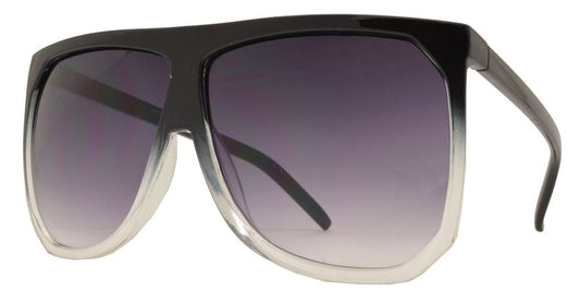 Wholesale - 8703 - Large Square Flat Top Plastic Sunglasses - Dynasol Eyewear