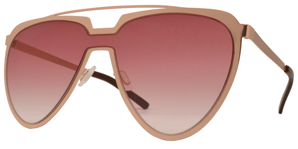 Wholesale - 8712 - Metal Cut Out Frame Sunglasses - Dynasol Eyewear