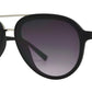 Wholesale - 8820 - Retro Oval Shaped with Brow Bar Flat Lens Plastic Sunglasses - Dynasol Eyewear