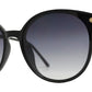 Wholesale - 8838 - Plastic Horn Rim Sunglasses with Flower Accent - Dynasol Eyewear