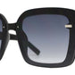 Wholesale - 8869 - Plastic Square Rimless Sunglasses - Dynasol Eyewear