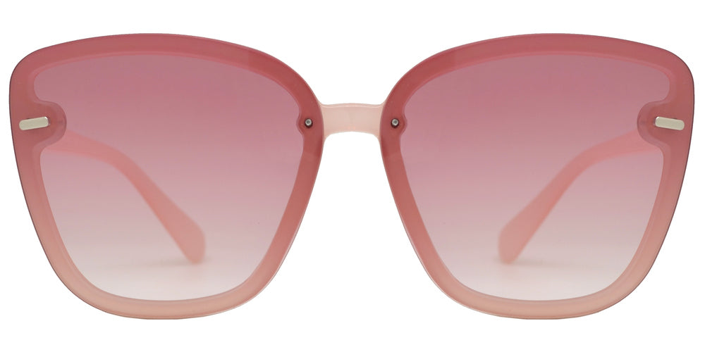 Wholesale - 8870 - Rimless Plastic Cat Eye Sunglasses - Dynasol Eyewear