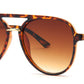 8951 - Plastic Flat Top Flat Lens Sunglasses