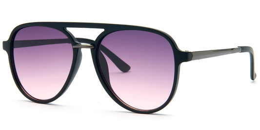 8951 - Plastic Flat Top Flat Lens Sunglasses