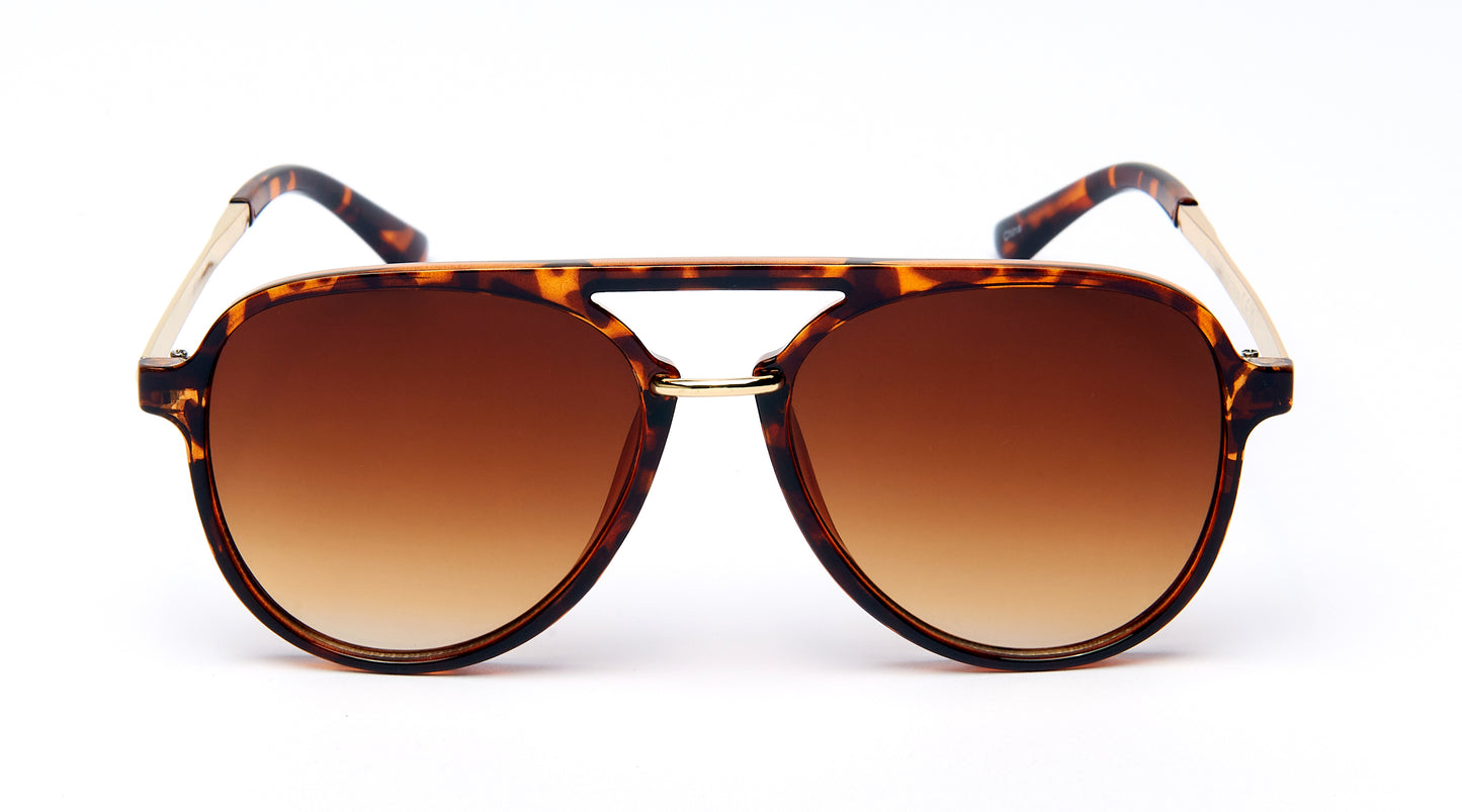 8951 - Plastic Flat Top Flat Lens Sunglasses
