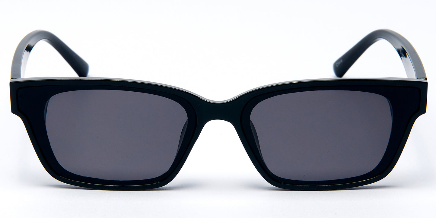8952 - Rectangular Plastic Sunglasses