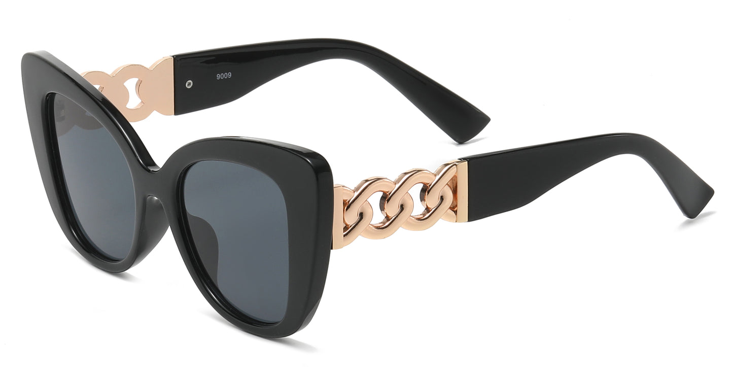 9009 - Fashion Plastic Cat Eye Sunglasses