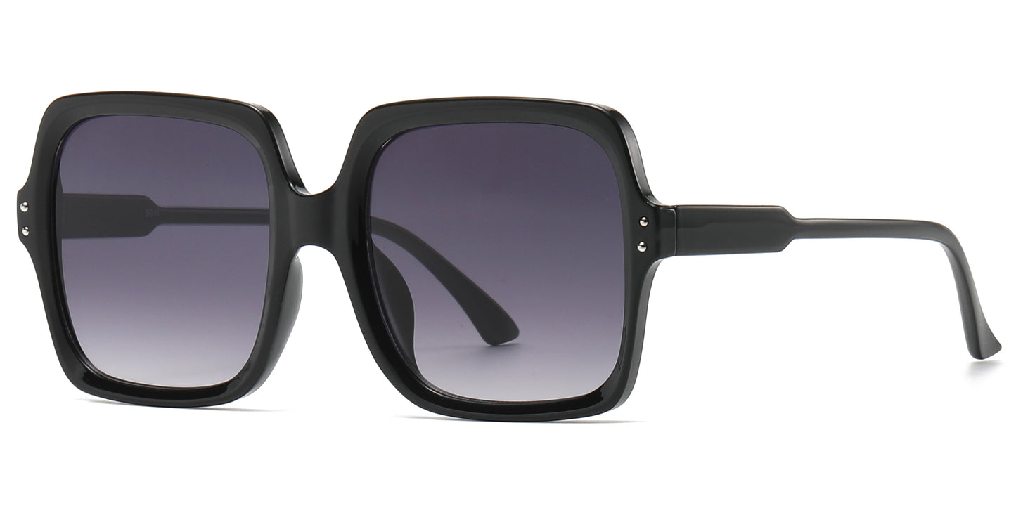 9011 - Plastic Square Women Fashion Sunglasses
