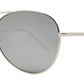 Wholesale - 9090 Chrome - Chrome Metal Oval Shaped Sunglasses with Mirror Lens - Dynasol Eyewear