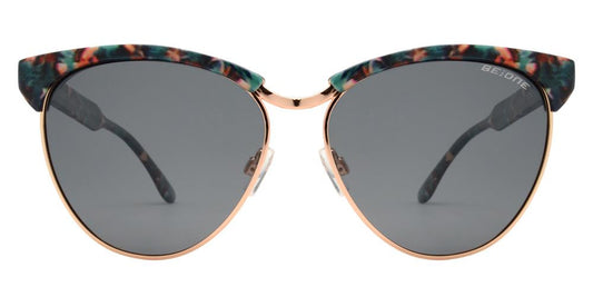 Wholesale - PL Anabel - Polarized Classic Horn Rimmed Half Frame Plastic Sunglasses - Dynasol Eyewear