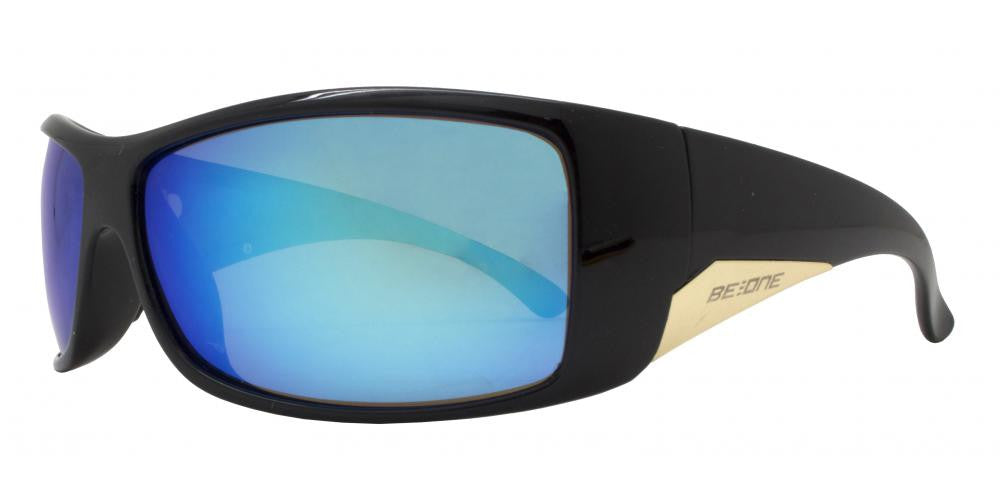 Wholesale - PL Charlie - Polarized Men Classic Sport Wrap Around Plastic Sunglasses - Dynasol Eyewear