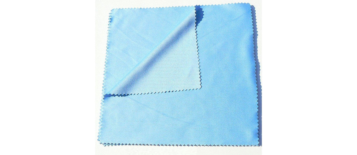 Wholesale - Blue Microfiber Cleaning Cloth - Dynasol Eyewear