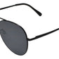 FC 6516 - Oval Shaped Thin Stainless Frame Sunglasses