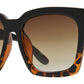 8888 - Fashion Square Oversized Plastic Sunglasses