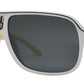 Wholesale - PL 7981 - Polarized Retro Aviator Flat Top Bamboo Sunglasses - Dynasol Eyewear