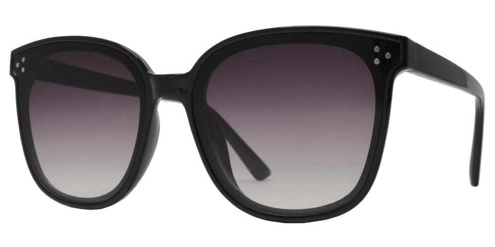 8857 - Retro Horn Rimmed Plastic Sunglasses