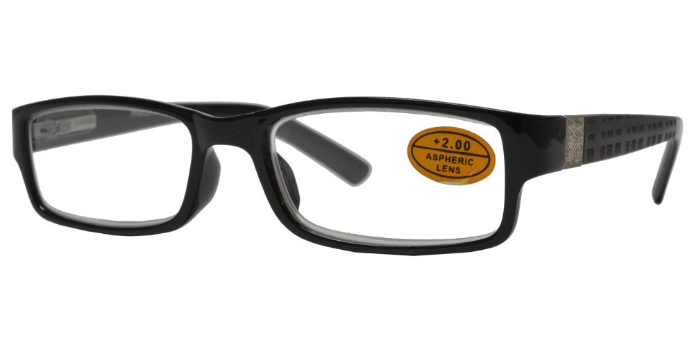 RS 1425 - Plastic Rectangular Reading Glasses