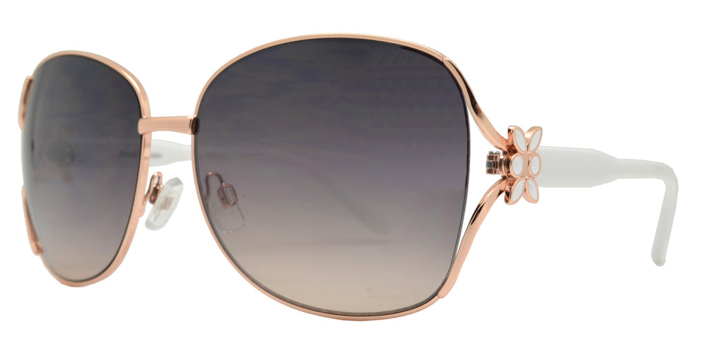 Wholesale - FC 6031 - Butterfly Women Metal Sunglasses - Dynasol Eyewear