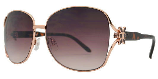 Wholesale - FC 6031 - Butterfly Women Metal Sunglasses - Dynasol Eyewear