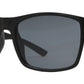 PL 8893 - Polarized Rectangular Faux Wood Plastic Sunglasses