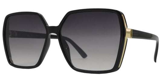 FC 6524 - Fashion Square Butterfly Plastic Sunglasses