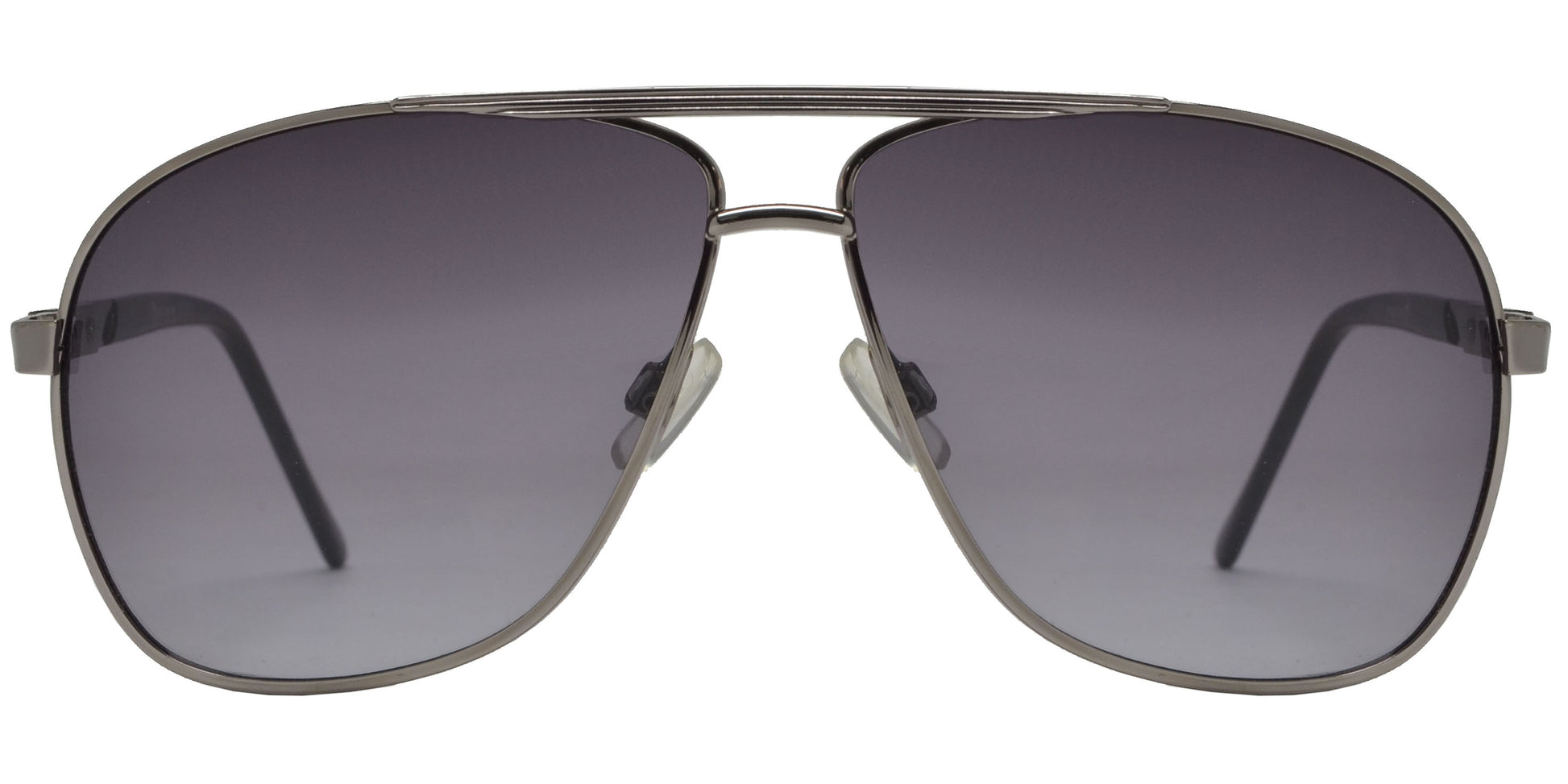 OX 2860 Classic Square Aviator with Brow Bar Metal Sunglasses
