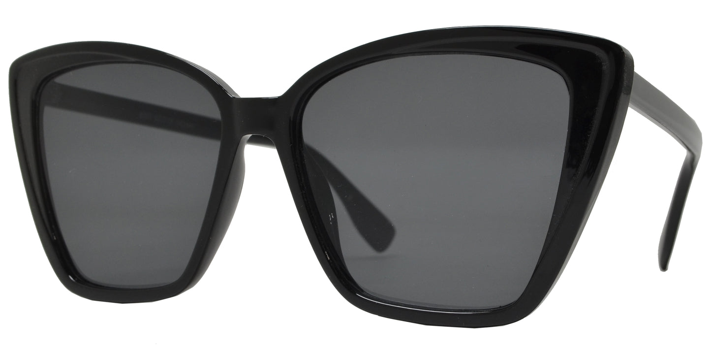 8007 - Plastic Box Cat Eye Sunglasses