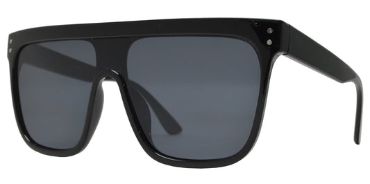 5171 - One Piece Lens Flat Top Sunglasses