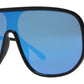 8894 - One Piece Plastic Flat Top Sunglasses
