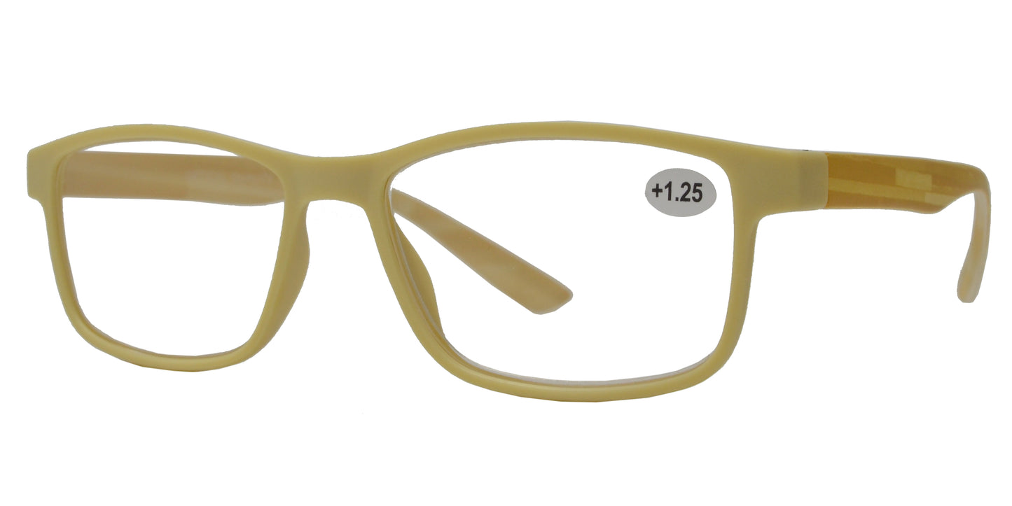 RS 1221 - Classic Plastic Rectangular Reading Glasses