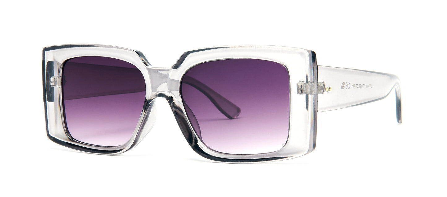 8991 Plastic Rectangular Women Sunglasses