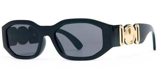 8993 - Plastic Sunglasses with Flat Lens