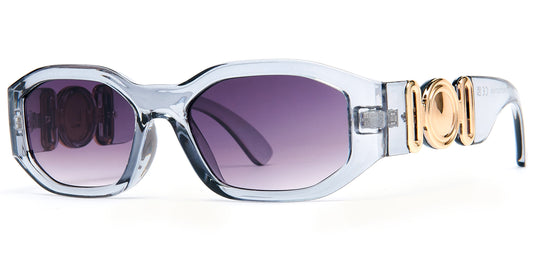 8993 - Plastic Sunglasses with Flat Lens