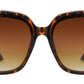 8943 - Fashion Plastic Sunglasses with Flat Lens