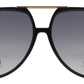 8928 - Flat Top Plastic Sunglasses