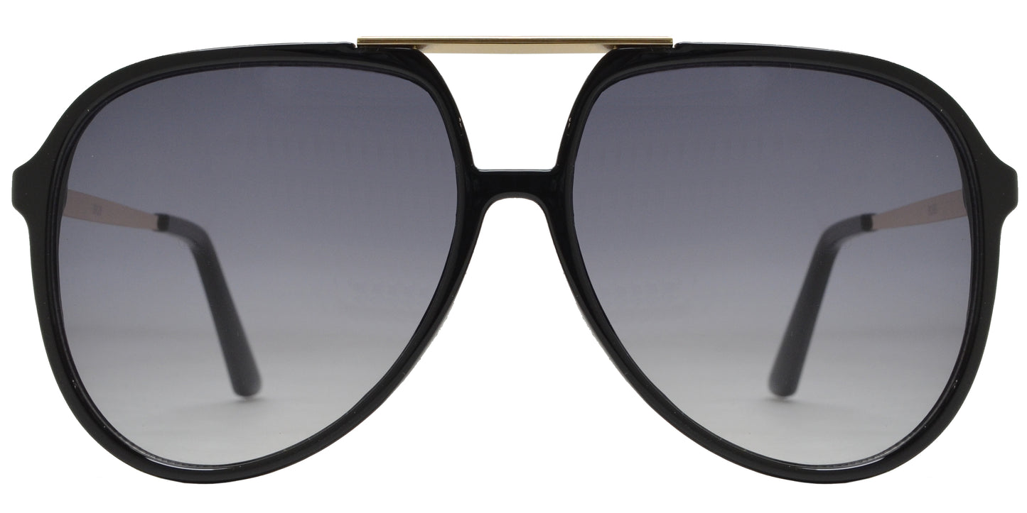 8928 - Flat Top Plastic Sunglasses