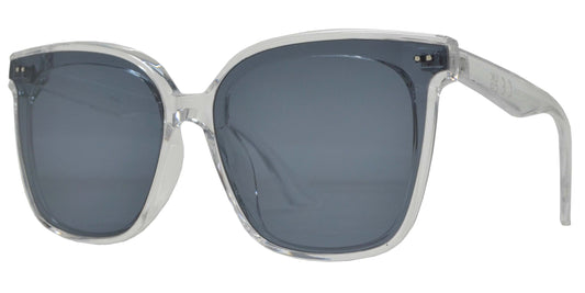 8943 - Fashion Plastic Sunglasses with Flat Lens