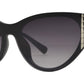 8132 - Plastic Cat Eye Sunglasses with One Piece Lens