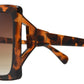 8949 - Large Plastic Square Sunglasses