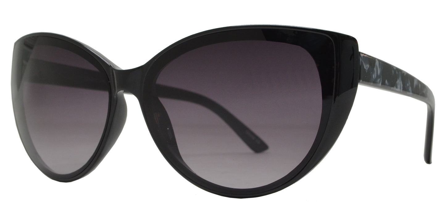 8134 - Plastic Cat Eye Sunglasses