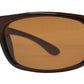 PL 7688 - Plastic Sports Wrap Around Polarized Sunglasses