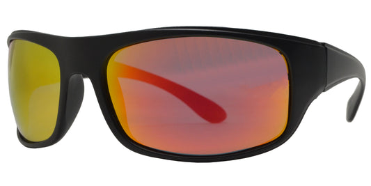 PL 7688 - Plastic Sports Wrap Around Polarized Sunglasses
