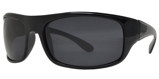PL 7688 - Plastic Sports Wrap Around Polarized Sunglasses