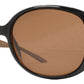 PL 7304  - Women's Plastic Butterfly Polarized Sunglasses