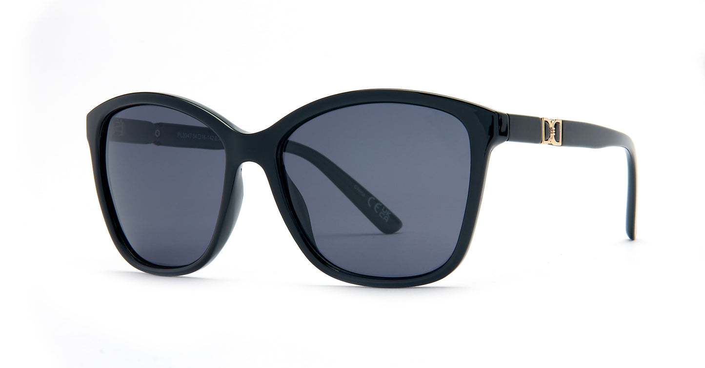 PL 3947 - Polarized Cat Eye Plastic Sunglasses